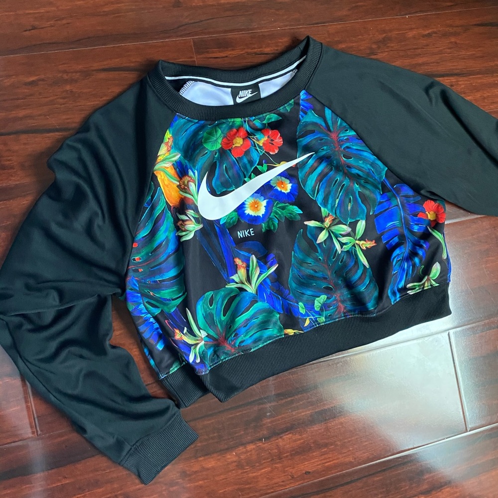 Nike Tropical Crop Sweater